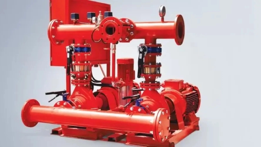 Components and application of fire pump booster